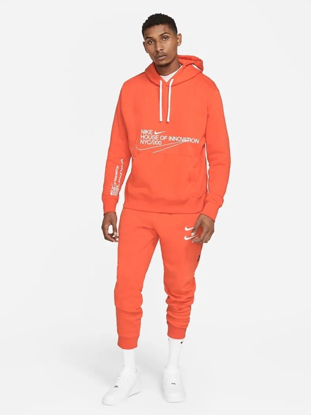 Nike Orange House of Innovation Pullover Hoodie